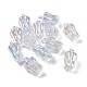 Placage uv pendentifs acryliques transparents lumineux OACR-C001-07-3