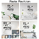 PVC Quotes Wall Sticker DIY-WH0200-075-3
