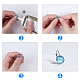 UNICRAFTALE 40 Sets 4 Sizes Stainless Steel Leverback Earring Findings DIY-UN0001-08P-7