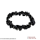 Natürliche Obsidian Chips dehnen Armbänder BJEW-BB16534-M-3