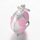 925 Sterling Silver Enamel Charms STER-I006-05-2