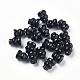 Perles naturelles agate gourou noir pour bouddhisme G-D609-02-A-3