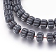 Non-magnetic Synthetic Hematite Bead Strands G-I208-05F-A-2