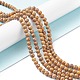 Chapelets de perles maifanite/maifan naturel pierre  G-F353-6mm-A-2