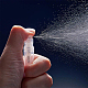 Pandahall 1 set flaconi spray per profumi portatili da viaggio trasparenti bottiglie di plastica flaconi vuoti trasparenti per prodotti liquidi fai-da-te flaconi multiuso 10x1.2 cm MRMJ-BC0001-21-4