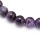 De style bouddha perles de pierre gemme améthyste s'étendent bracelets BJEW-Q625-3