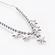 304 Stainless Steel Pendant Necklaces & Dangle Earrings Jewelry Sets SJEW-JS00941-3