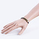 Tibetan Style Alloy Inspirational Multi-strand Bracelets BJEW-JB03646-5