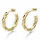 Brass Stud Earrings EJEW-S201-227G-NF-1