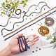 Craftdady 16 Strands 8 Colors Electroplate Transparent Glass Beads Strands EGLA-CD0001-04-4
