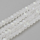 Chapelets de perles en verre électroplaqué X-EGLA-S141-6mm-01E-1