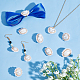 Nbeads 10 Uds. 5 colgantes de perlas de imitación de plástico abs de estilo FIND-NB0002-48-4