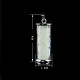 合成発光石ペンダントネックレス付きガラスウィッシングボトル  女性のための暗闇で光るドリフト ボトル ネックレス  シアン  17.32インチ（44cm） LUMI-PW0001-054-B-2