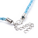 Imitation Leather Necklace Cords NCOR-R026-12-4