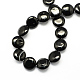 Brins de perles d'onyx noir naturel teint G-S110-02-2