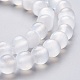 Brins de perles de sélénite naturelles G-L552H-16A-3