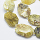 Chapelets de perles en opale jaune naturelle G-G745-19-3