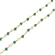 Chaînes de perles d'agate naturelle faites à la main de 3.28 pied X-CHC-G003-A03-2