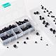 340Pcs 4 Sizes Synthetic Blue Goldstone Beads Strands G-LS0001-14-5