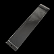 セロハンのOPP袋  長方形  透明  37x8cm  穴：8mm  一方的な厚さ：0.035mm  インナー対策：31x8のCM OPC-S014-12-2