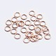 925 anillos redondos de plata esterlina STER-F036-03RG-0.9x7-1