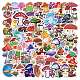 100Pcs Autumn Psychedelic Self-Adhesive Stickers JX334A-1