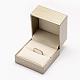 Cajas de anillos de plástico y cartón OBOX-L002-04-3