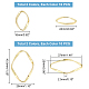 Pandahall элита 40 шт. 4 стильных соединительных кольца из сплава FIND-PH0005-73-6