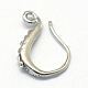 Brass Earring Hooks KK-S750-16P-2