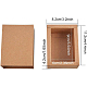 Benecreat boîte à tiroirs en papier kraft boîtes d'emballage cadeau festival bijoux de savon bonbons désherbage fête favorise les boîtes d'emballage cadeau taille 3 (4.4x3.2x1.65