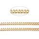Cadenas de eslabones cubanos de latón de 3.28 pie X-CHC-K010-03G-1