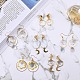 Наборы для самостоятельного изготовления сережек в геометрическом стиле DIY-SC0013-20G-5