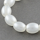 Chapelets de perle en verre transparent peint par pulvérisation DGLA-Q009-A-06-2