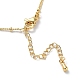 Lions Brass Micro Pave Cubic Zirconia Pendant Necklaces for Women NJEW-A015-06KCG-3
