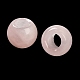Natürlichen Rosenquarz europäischen Perlen G-R488-01G-4