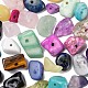 270g 18 styles de perles de pierres précieuses naturelles et synthétiques et de coquillages G-FS0001-25-3
