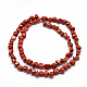 Natürliche rote Jaspis Perlen Stränge G-F465-36-2