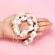 Fili di perle di keshi di perle barocche naturali PEAR-Q015-017-6