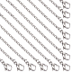 Ожерелья из титановой стали для мужчин и женщин NJEW-TAC0001-017-1