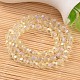Faceted Round Rainbow Plated Glass Beads Strands EGLA-M017-B04-2