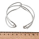 Браслеты-манжеты из нержавеющей стали 304 для женщин BJEW-Z150-01P-03-5