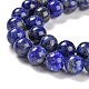 Chapelets de perles en lapis-lazuli naturel G-S333-8mm-013-2