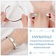 Unicraftale 1Pc C-Shaped 201 Stainless Steel Grooved Cuff Bangles STAS-UN0052-35-5