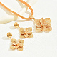 Filigree Flower Iron Wedding Jewelry Set for Women PP4432-1-2