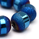 Chapelets de perles en verre électroplaqué X-EGLA-S131-4mm-B02-3