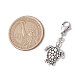 5 pendentif tortue en alliage&nbsp;HJEW-JM02704-3
