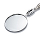 Olycraft 3 pcs 3 styles miroir d'inspection télescopique rectangulaire AJEW-OC0002-13-3