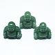 Aventurina verde natural 3d buda decoración budista para el hogar G-A137-E04-4