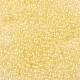 TOHOラウンドシードビーズ  日本製シードビーズ  （770)つの内側の色abクリスタル/黄色の裏地  8/0  3mm  穴：1mm  約10000個/ポンド SEED-TR08-0770-2