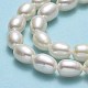 Fili di perle di perle d'acqua dolce coltivate naturali PEAR-J006-20B-01-4